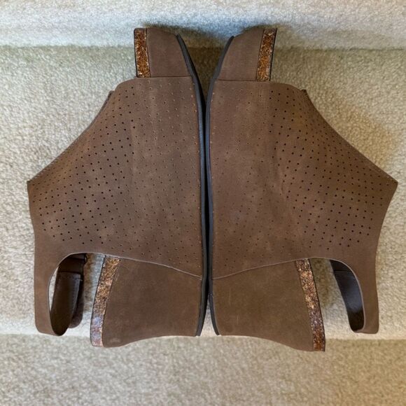 Pierre Dumas Chantal Sandals Wedges Platforms Brown‎ Women’s Size 10 - Picture 5 of 9